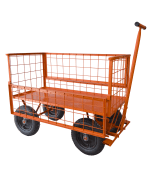 Carrinho Plataforma Telado 1200x600 mm abertura nas laterais - 300 kg - Jardinagem - WMF5JARD - Imagem 2