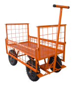 Carrinho Plataforma Telado 1200x600 mm abertura nas laterais - 300 kg - Jardinagem - WMF5JARD - Imagem 3