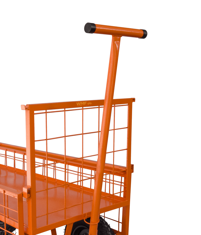 Carrinho Plataforma Telado 1200x600 mm abertura nas laterais - 300 kg - Jardinagem - WMF5JARD - Imagem 4
