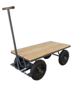 Carrinho de carga plataforma 1200x600 mm Rodas Pneumáticas - 600 kg (WMFP51260MAD)