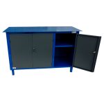 Bancada Fechada 3 Portas C/ Chaves, Prateleira Interna, Tampo De Aço. (WMFBAL14553P) - Imagem 2