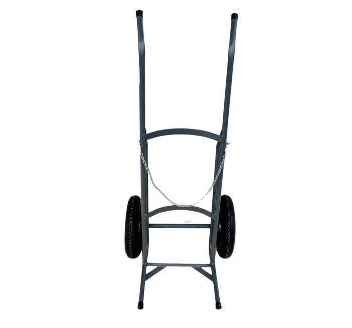 Carrinho Transporte De 1 Cilindro De Gas P20 Para Empilhadeiras (Pneumático) - WMFGASP20P - Imagem 2