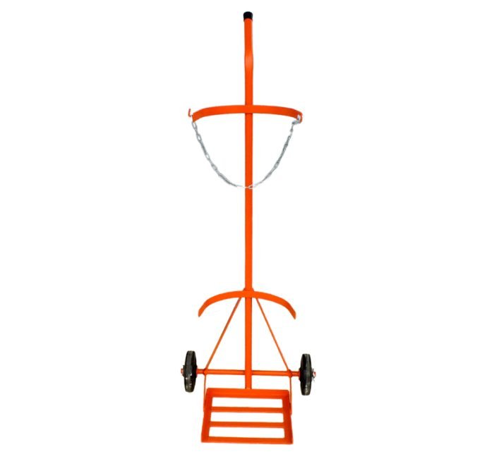 Carrinho De Carga Para Transporte De 1 Cilindro Gas (7 A 10 M3 - 40 A 50 Litros) Cod. WMFO1CM6 - Imagem 2