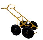 Carrinho de Carga Transporte 1 Tambor de 200 litros, com apoio traseiro, 4 rodas pneumáticas. - WMFT200A4PN