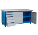 Bancada fechada com tampo revestido em aço inoxidavel (WMBAL18805G2PI) - Imagem 2