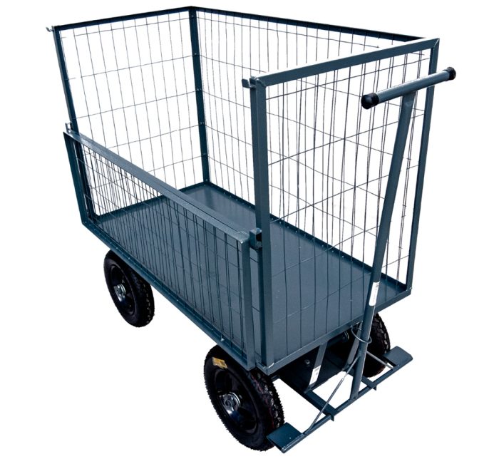 GRD_WMF561260T-1.jpg Carrinho Plataforma de Aço Telado Meia Porta Basculante - WMF561260T - Imagem 1
