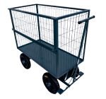 Carrinho Plataforma de Aço Telado Meia Porta Basculante - WMF561260T - Imagem 2