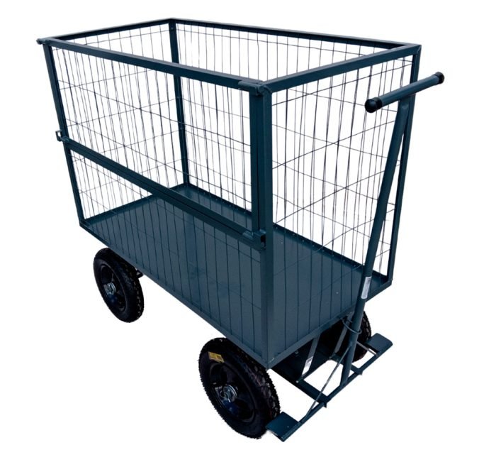 Carrinho Plataforma de Aço Telado Meia Porta Basculante - WMF561260T - Imagem 2