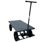 Carrinho Plataforma de Aço 1200x600 mm Rodas maciças de Borracha - 600 kg - WMF581260M