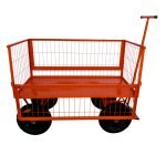 Carrinho Plataforma Telado 1200x600 mm abertura nas laterais - 300 kg - Jardinagem - WMF5JARD - Imagem 2