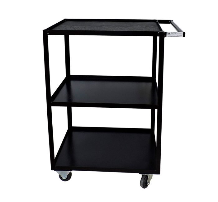 Carrinho Oficina Picking 3 Prateleiras (WMFPICK12BL) - LINHA BLACK - Imagem 1