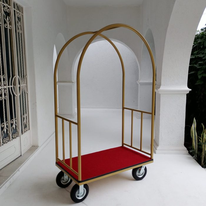 CARRINHO TRANSPORTE DE BAGAGEM HOTELARIA - WMFCBH1060 - Imagem 3