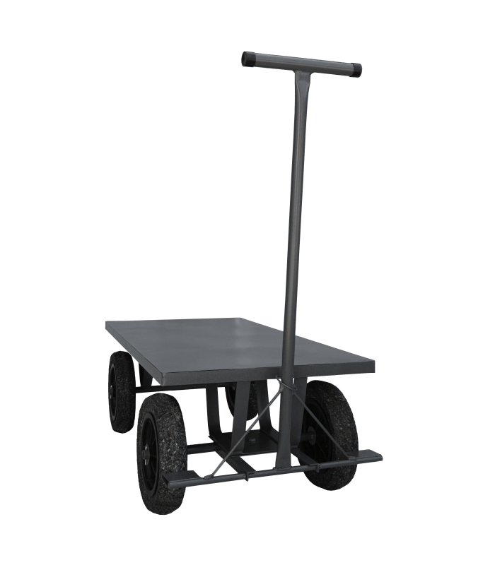 WMF581260 1 Carrinho Plataforma de aço 1200×600 mm – 400 kg – ECO - Pneus S/ Câmara - WMF581260PM - Imagem 1