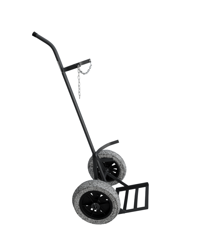 Carrinho para transporte de 1 cilindro de gás Oxigênio - ECO - Pneus S/Câmara - WMFO1CPM - Imagem 2