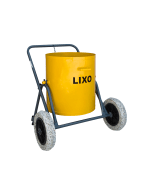 Carrinho Gari para Lixo 90 litros – Aço - ECO - Pneus S/Câmara - WMFGARIAPM